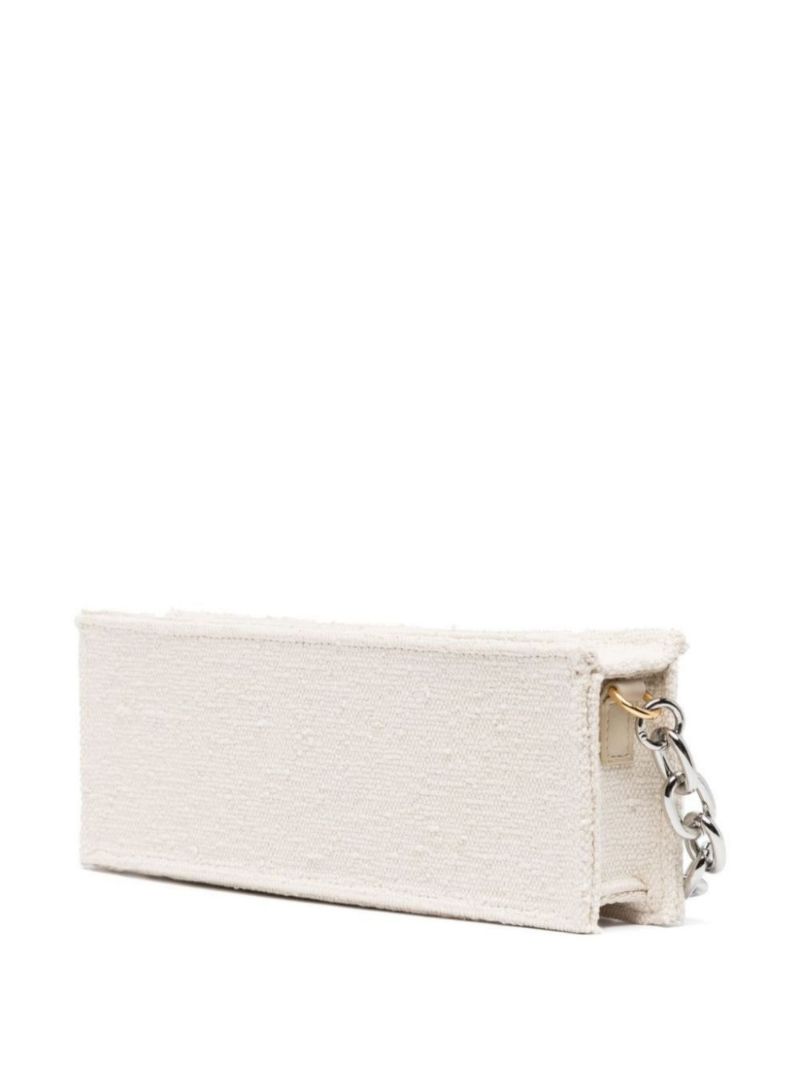 Neutral Le Ciuciu Linen Shoulder Bag