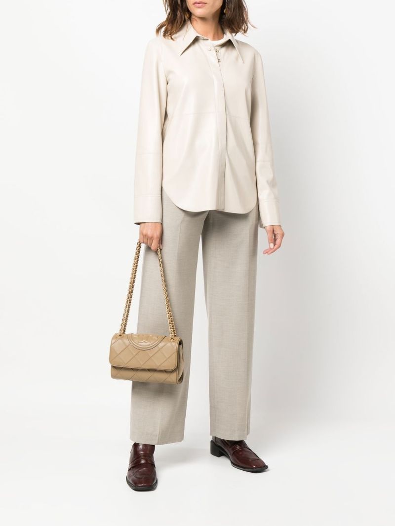 Brown Fleming Leather Cross Body Bag