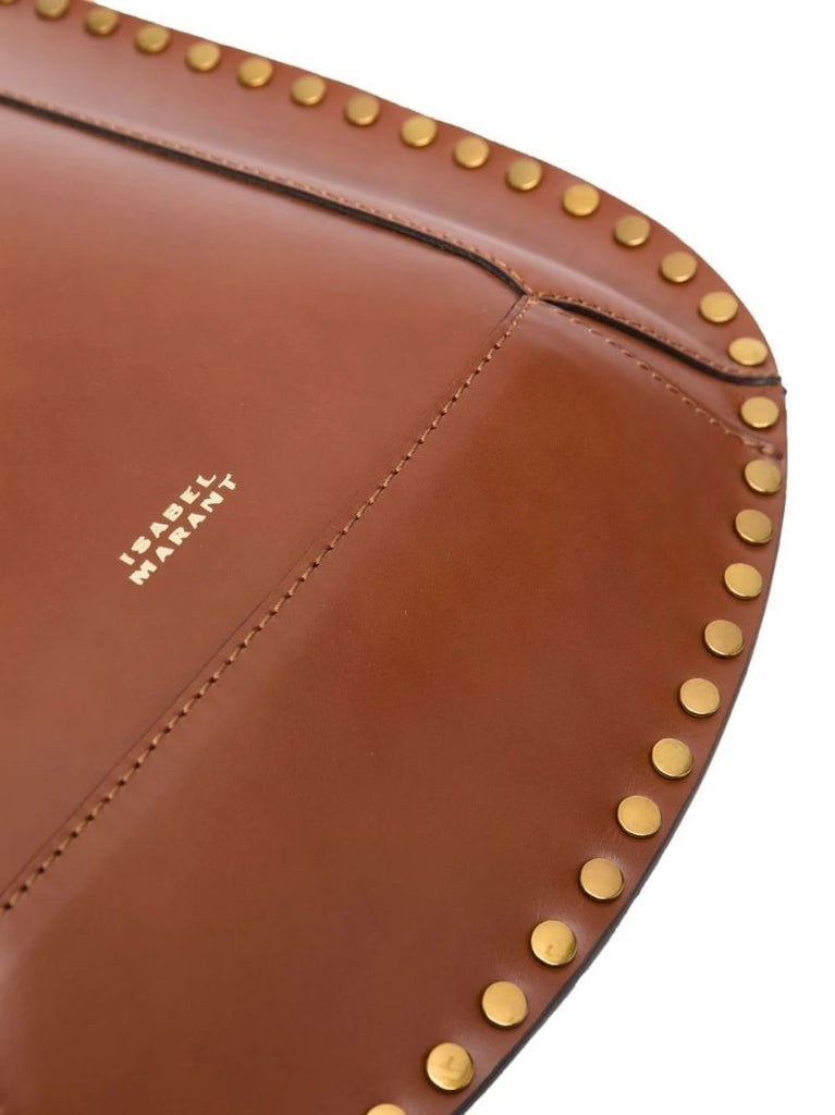 Brown Oskan Leather Shoulder Bag