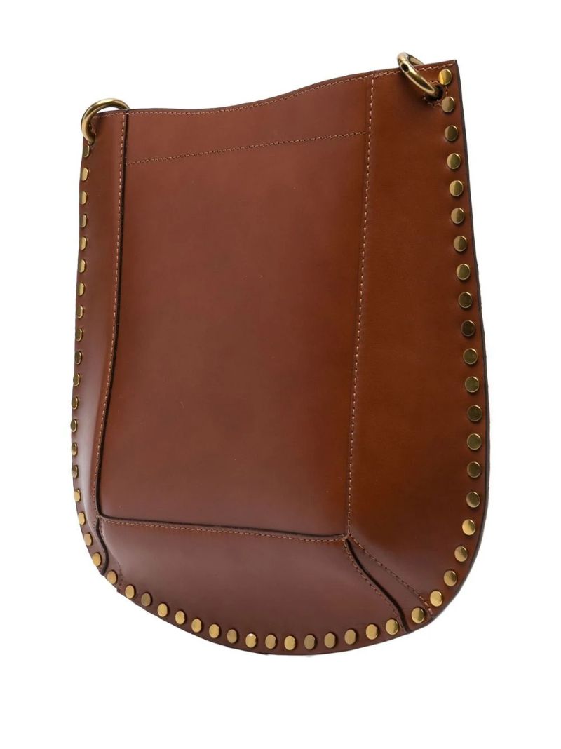 Brown Oskan Leather Shoulder Bag