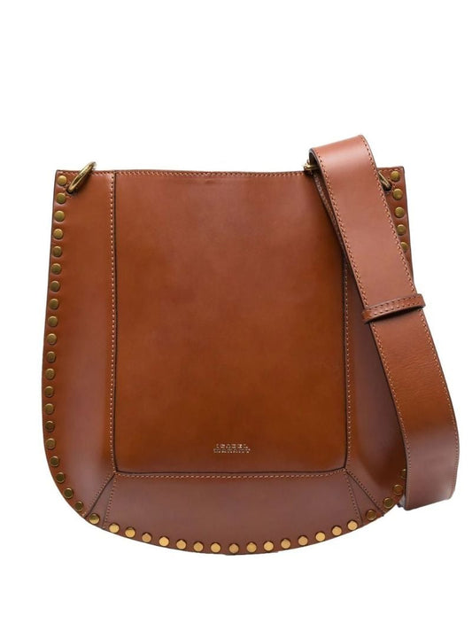 Brown Oskan Leather Shoulder Bag