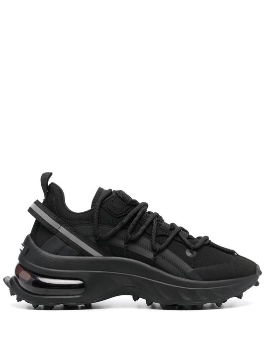 Black Bubble Low-top Sneakers