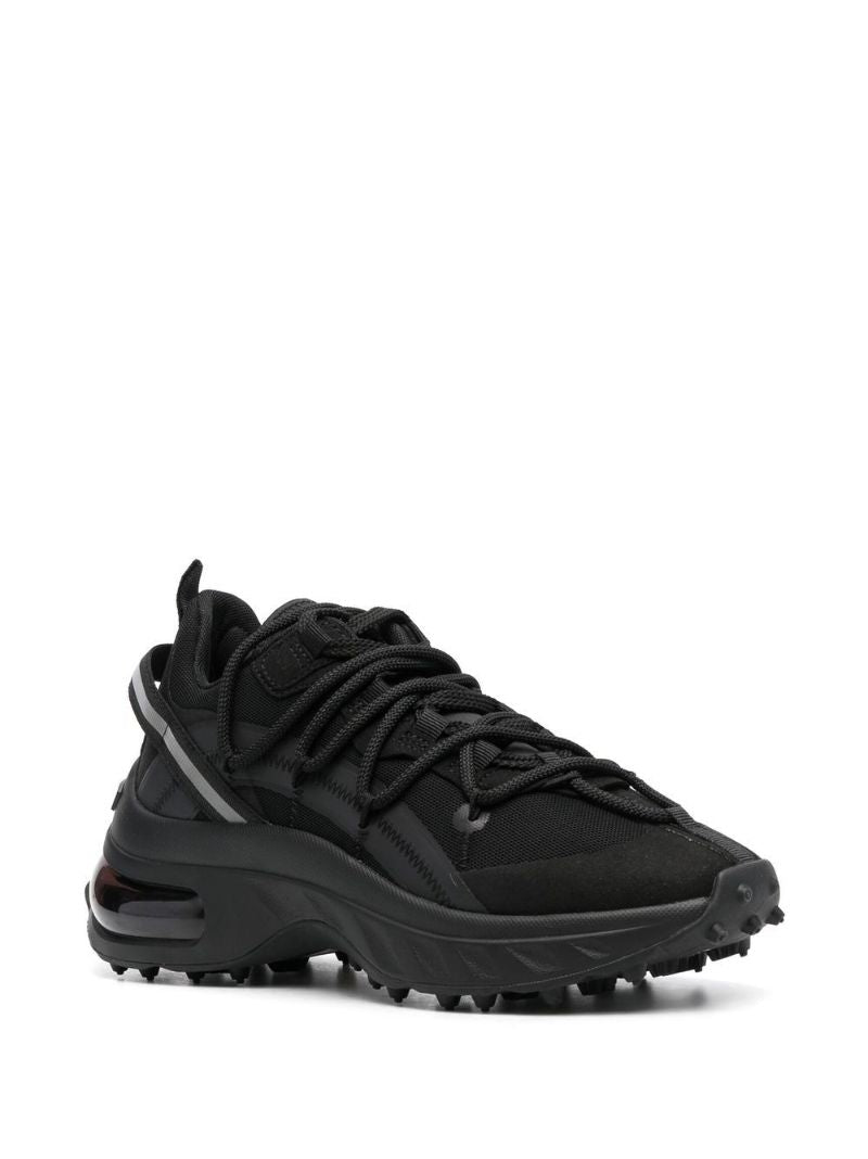 Black Bubble Low-top Sneakers