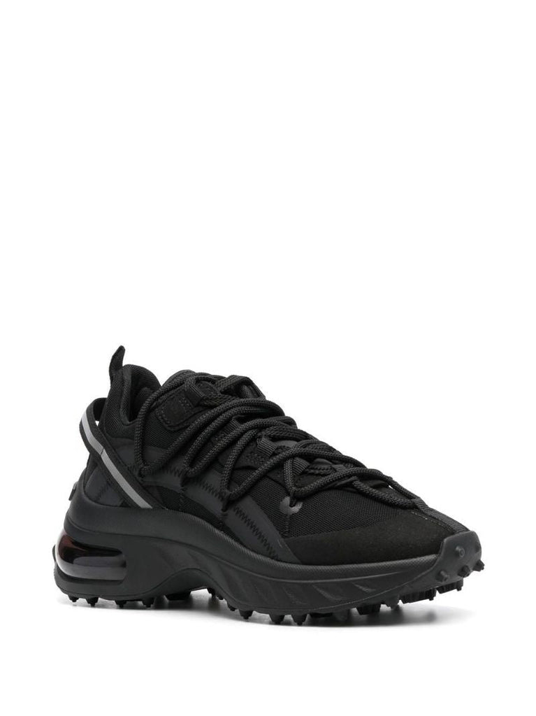 Black Bubble Low-top Sneakers