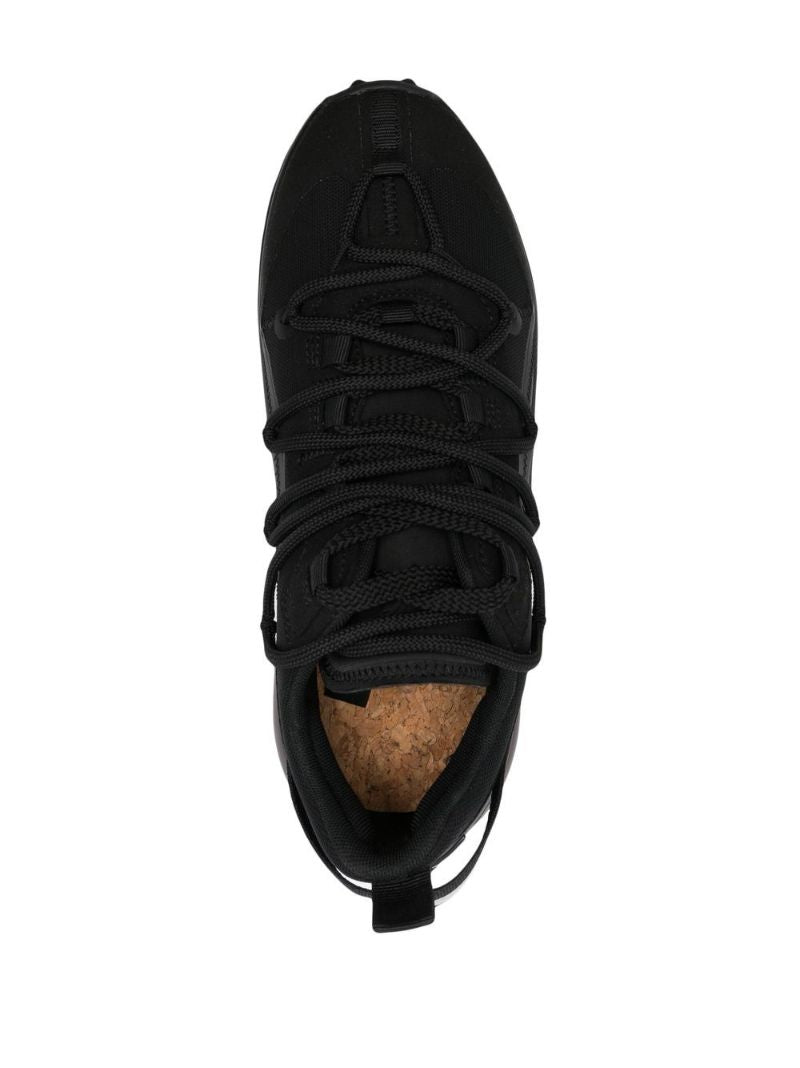 Black Bubble Low-top Sneakers