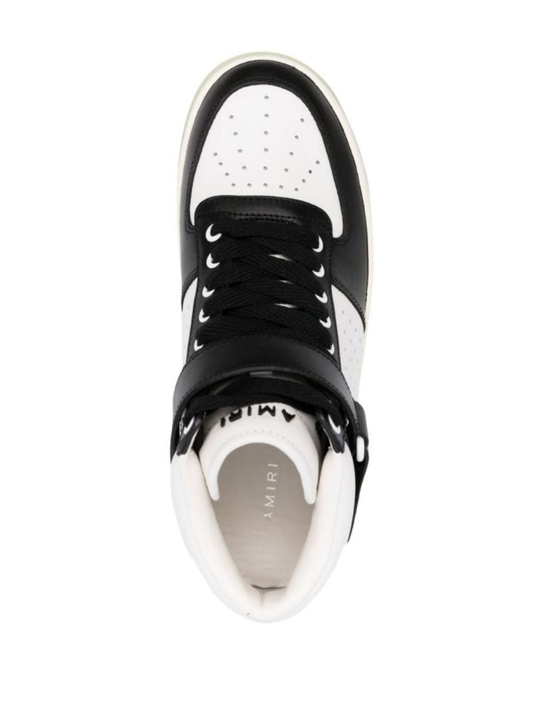 Black Stadium High-top Leather Sneakers