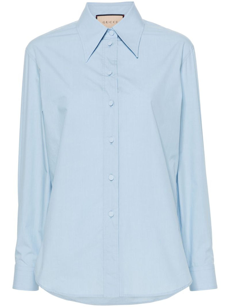 Blue Cotton Shirt