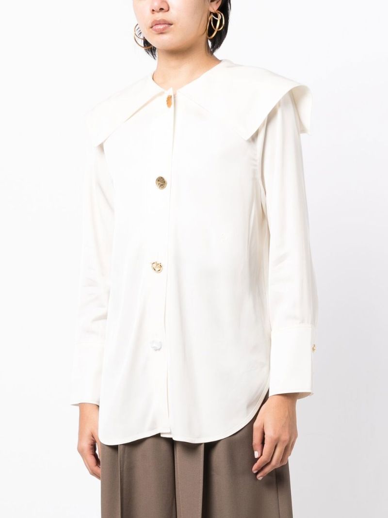 White Eden Sailor Collar Shirt