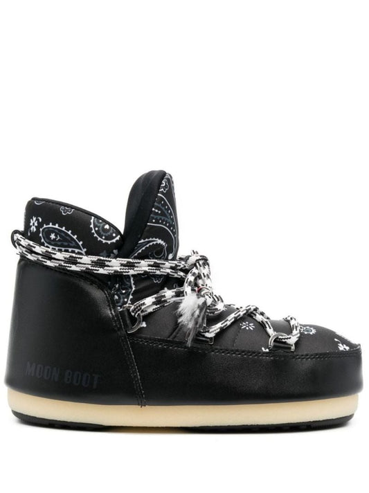 X Moon Boot Black Full Moon Bandana Boots