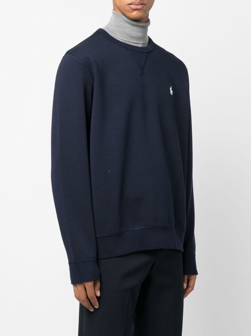 Blue Pony Embroidered Sweatshirt