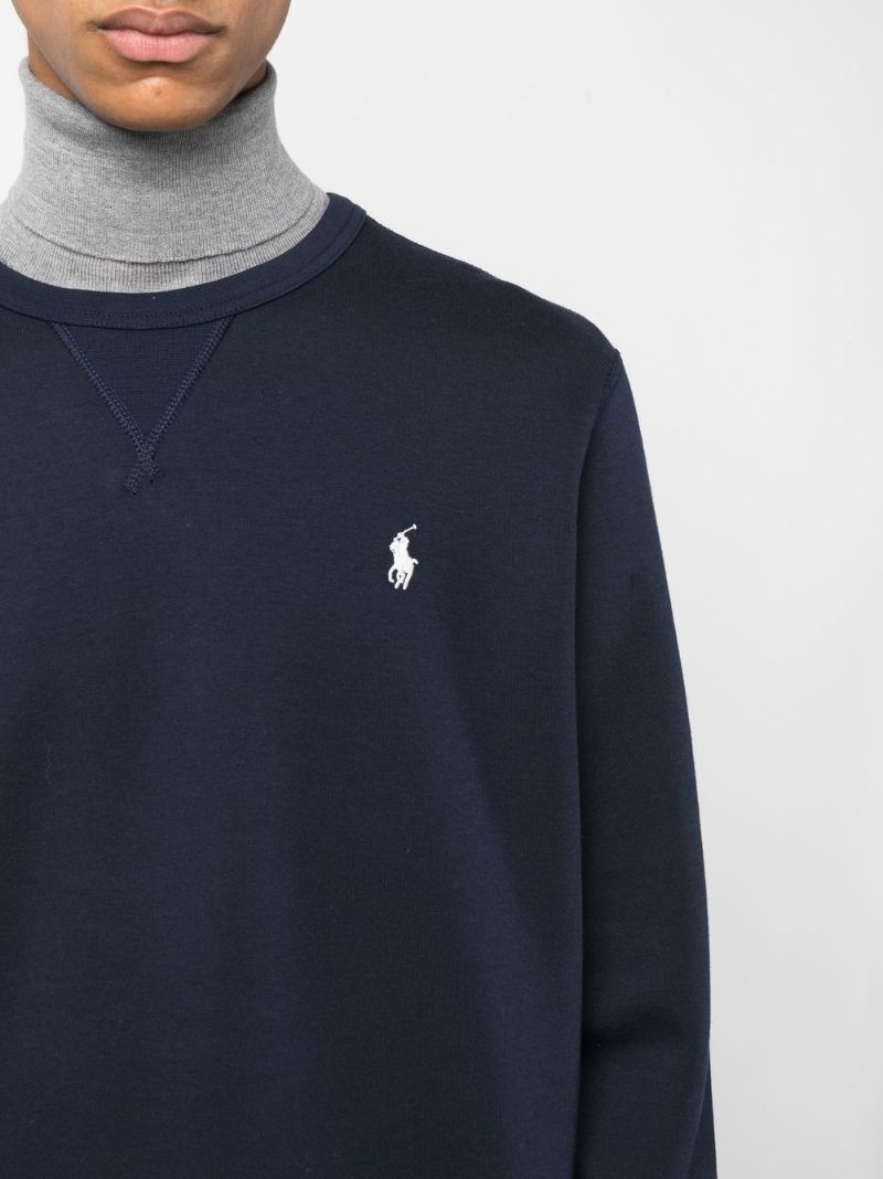 Blue Pony Embroidered Sweatshirt