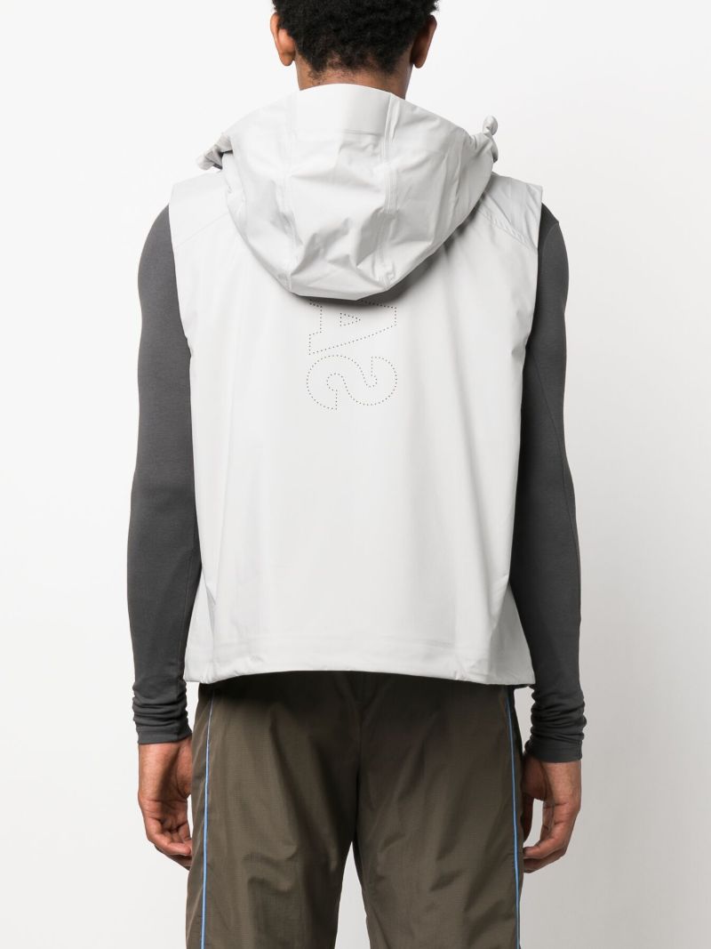 Grey and Blue Bonded Gilet