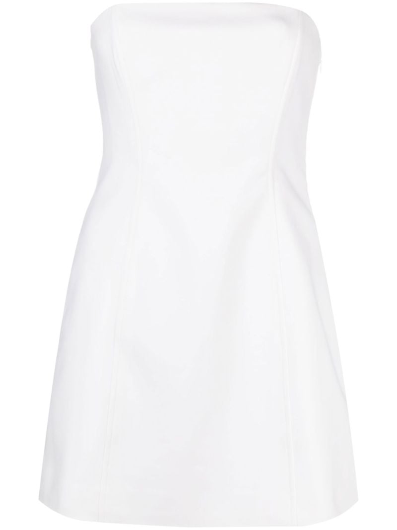 White Esther Strapless Mini Dress