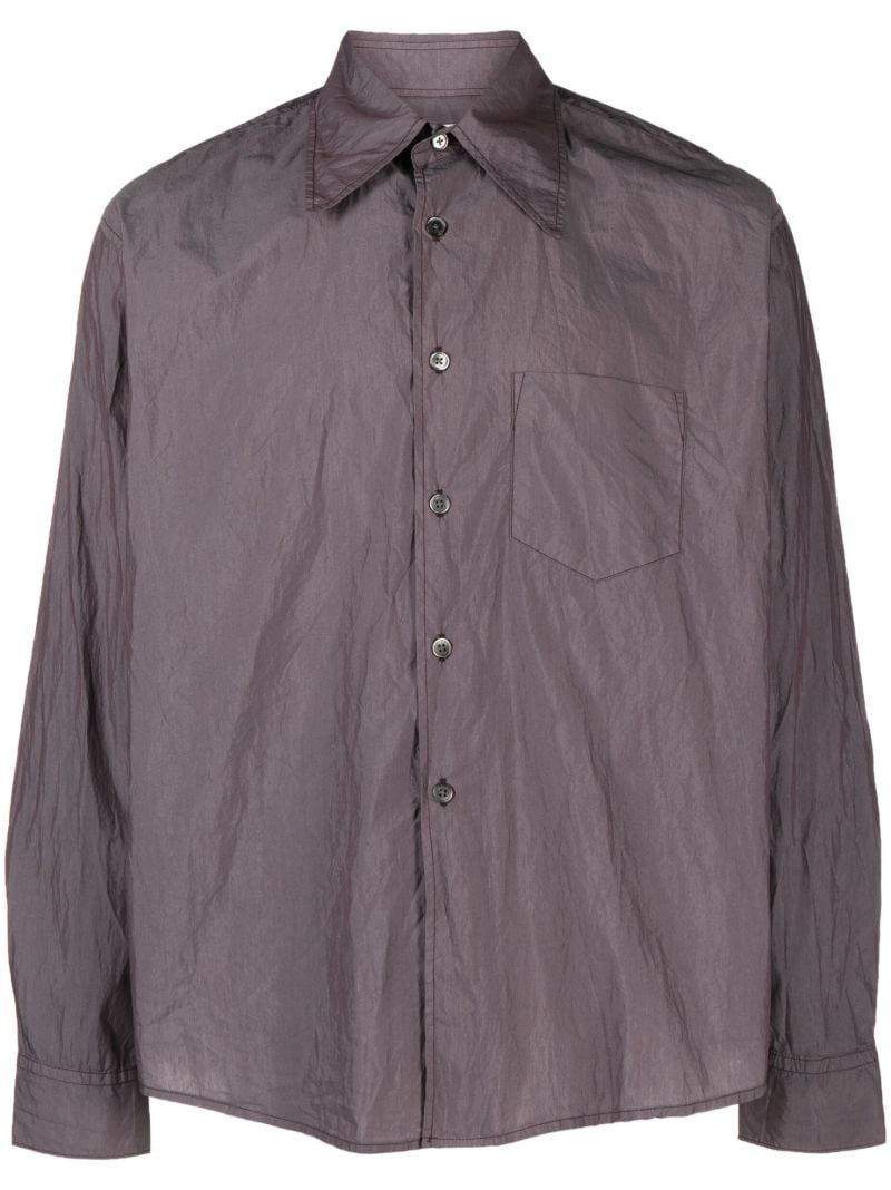 Purple Coco 70s Poplin Shirt