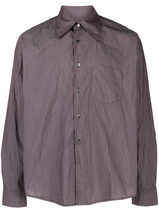 Purple Coco 70s Poplin Shirt