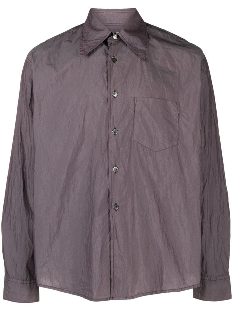 Purple Coco 70s Poplin Shirt