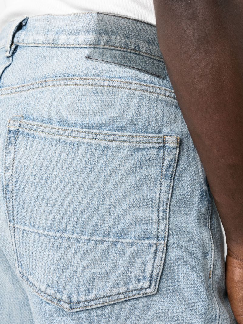 Blue Third Cut Wide-leg Jeans