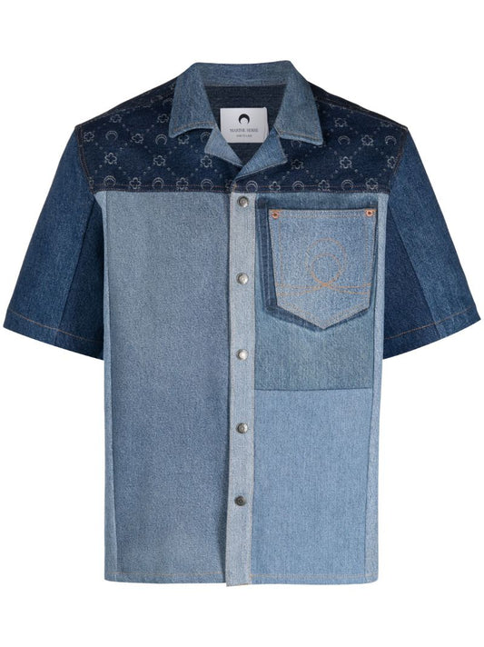 Blue Regenerated Denim Shirt