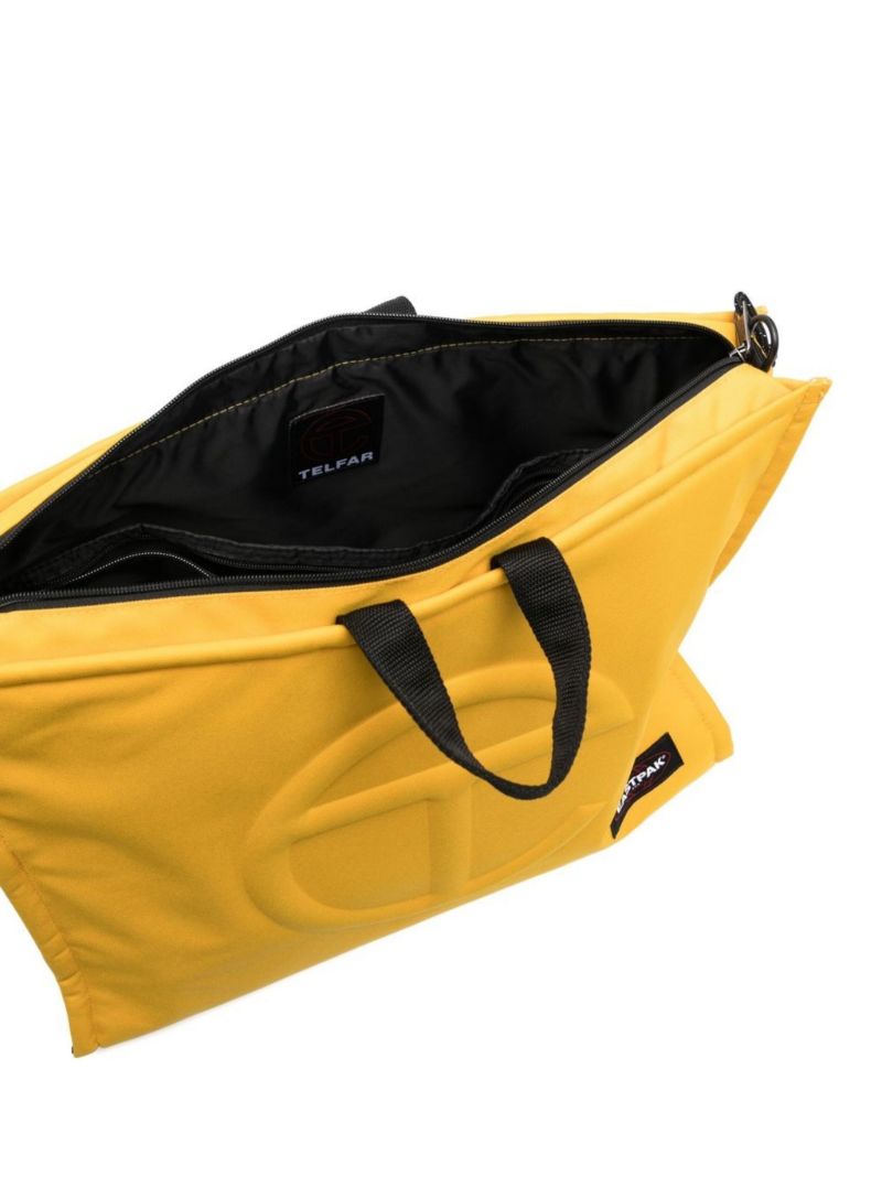 Yellow X Telfar Logo Patch Tote Bag