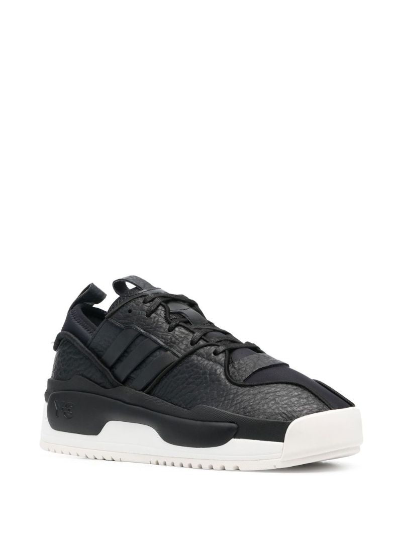 Black Hokori Iii Leather Sneakers