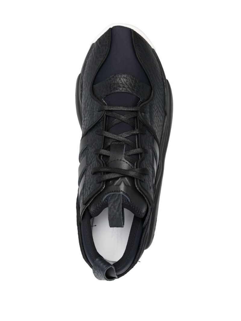 Black Hokori Iii Leather Sneakers