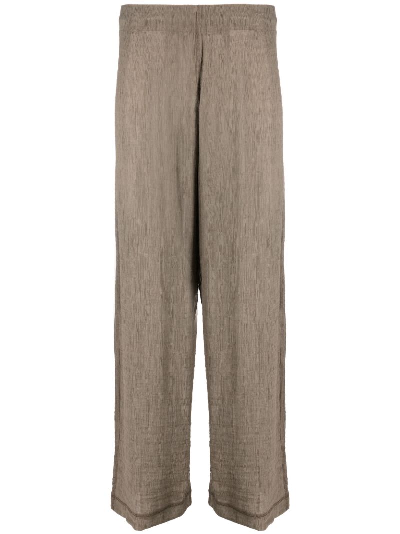 Brown Reduced Cropped Trousers