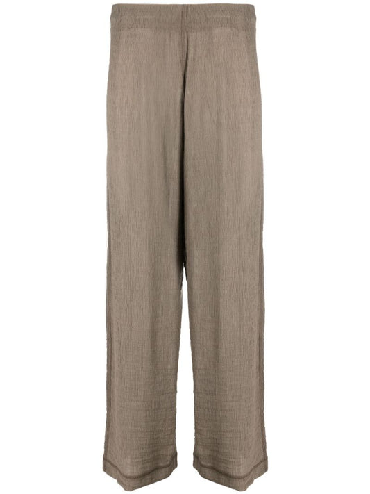 Brown Reduced Cropped Trousers