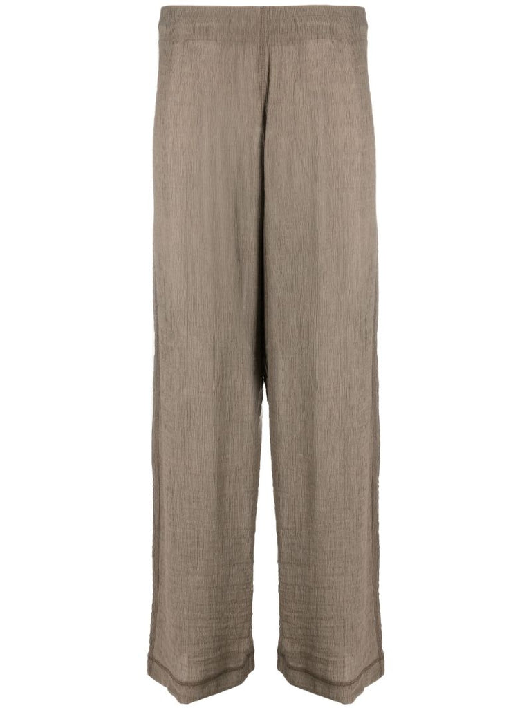 Brown Reduced Cropped Trousers