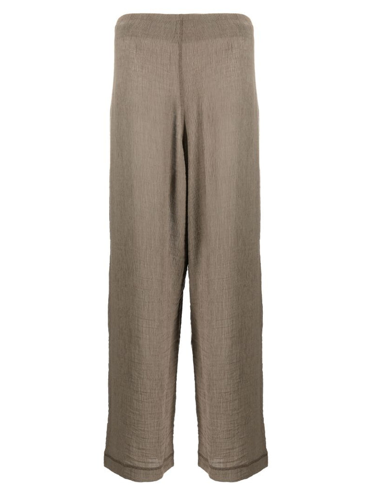 Brown Reduced Cropped Trousers