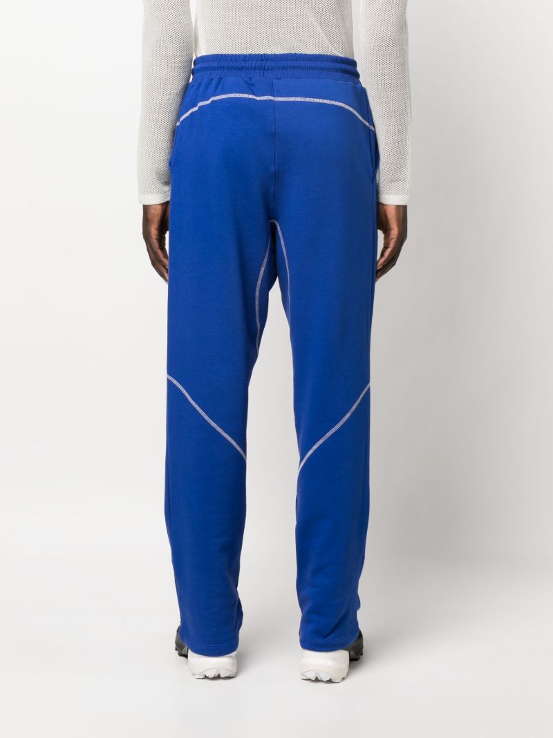 Blue Drawstring Track Pants