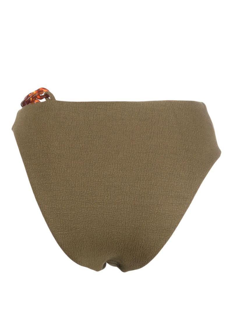 X Ziah Green Defier Chain Bikini Bottoms