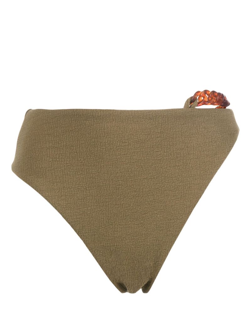 X Ziah Green Defier Chain Bikini Bottoms