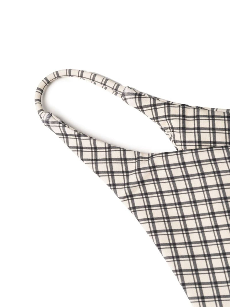 X Ziah Black and White Rio Check Print Bikini Bottoms