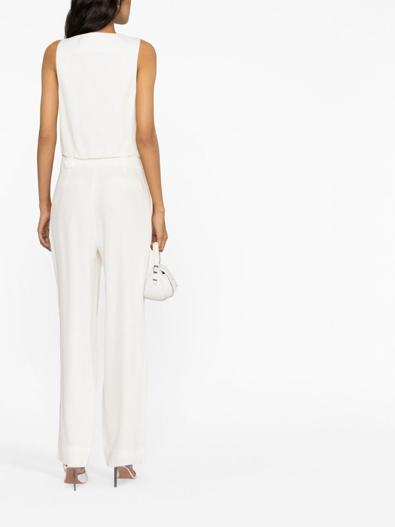White Clemence Buttoned Waistcoat