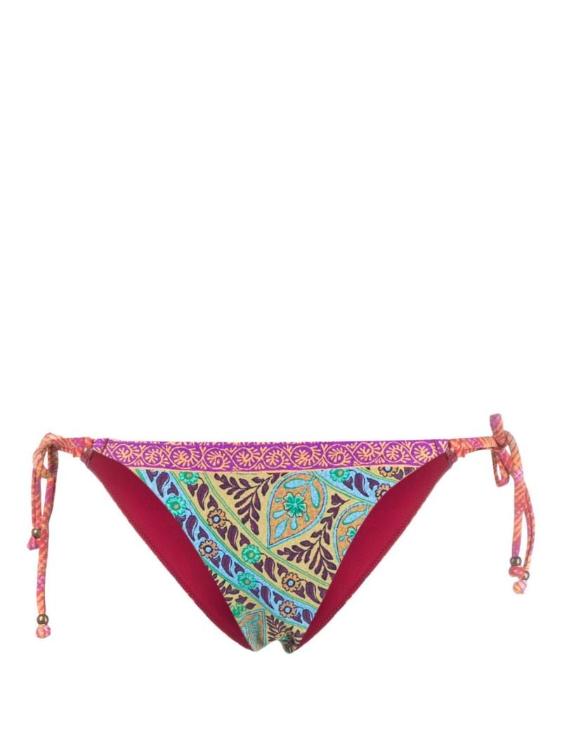 Red Lizzy Printed Bikini Bottoms