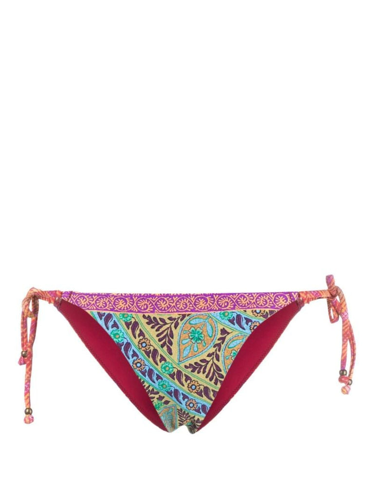 Red Lizzy Printed Bikini Bottoms