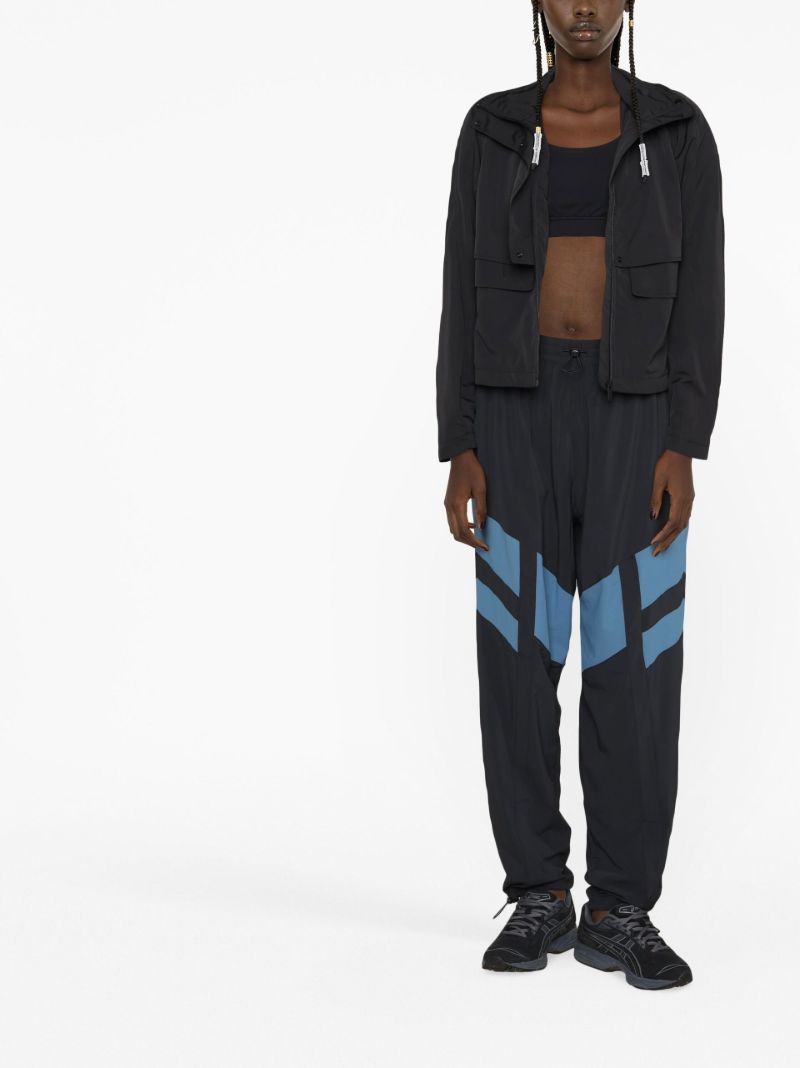 Black Relay Sport Track Pants
