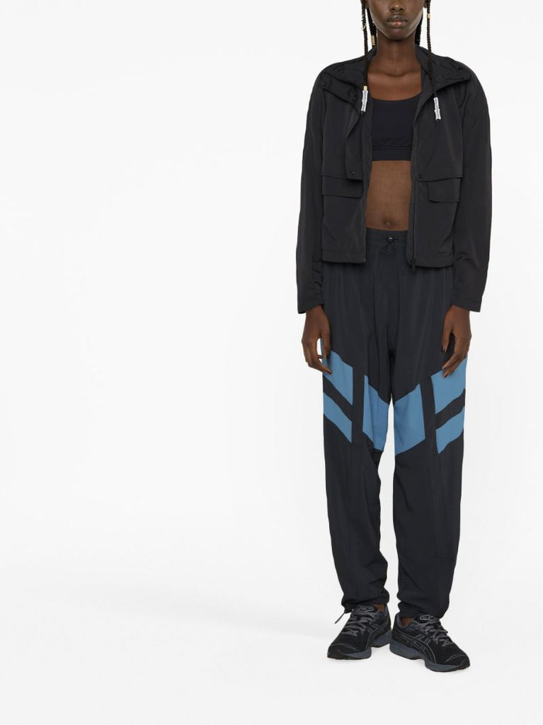 Black Relay Sport Track Pants