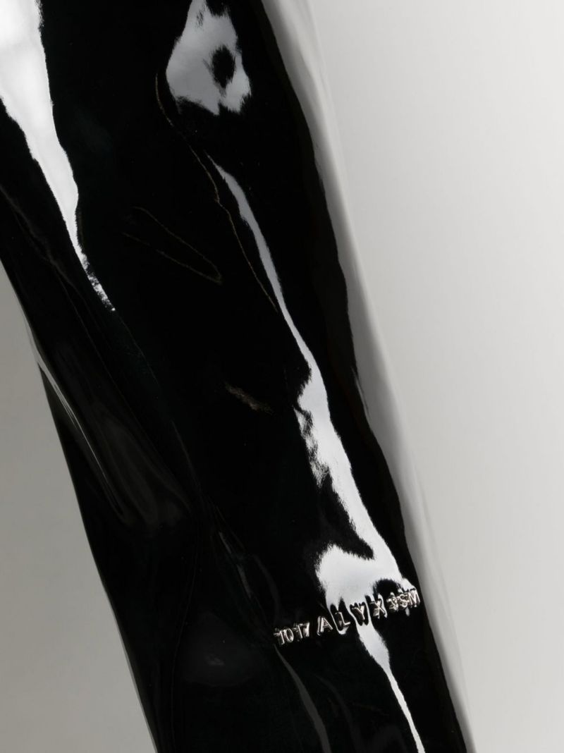 Black Scout Patent Raincoat