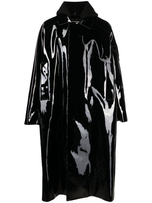 Black Scout Patent Raincoat