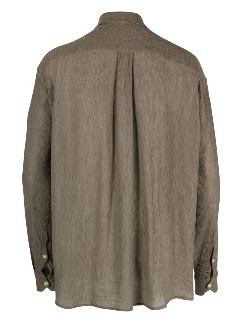 Green Initial Long-sleeve Shirt