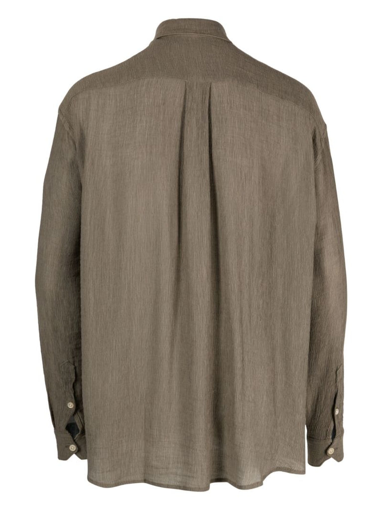 Green Initial Long-sleeve Shirt