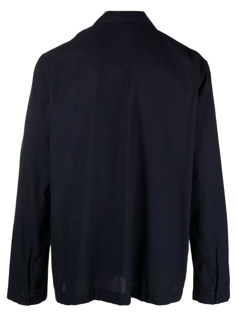 Blue Cotton Pyjama Shirt