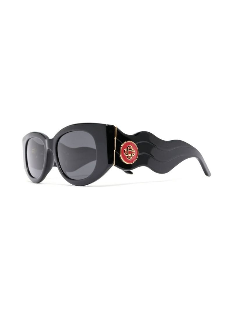 Casablanca Acetate Wave Sngls Blk