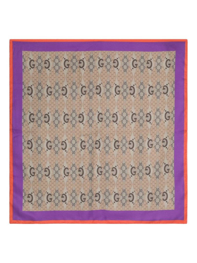 Multicolour Double G Scarf