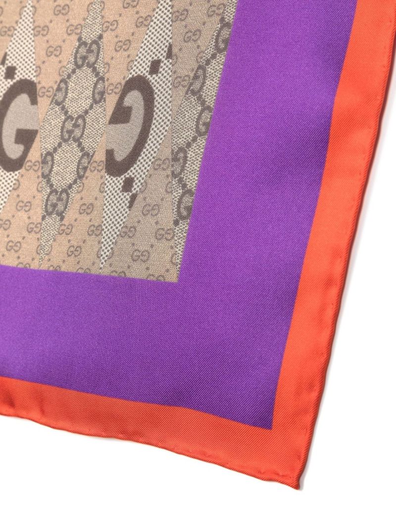 Multicolour Double G Scarf