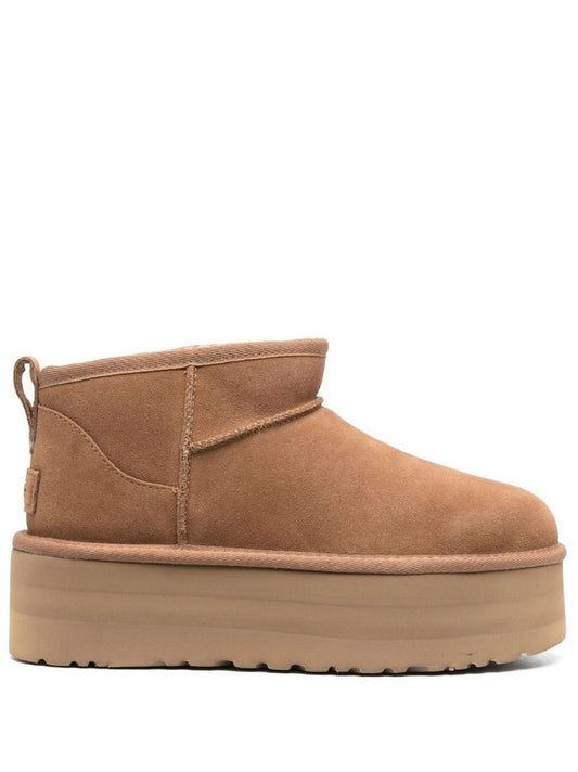 Brown Classic Ultra Mini Platform Boots