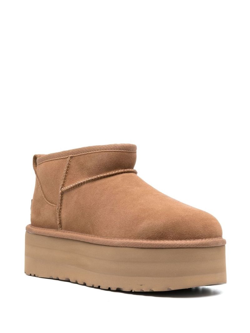 Brown Classic Ultra Mini Platform Boots