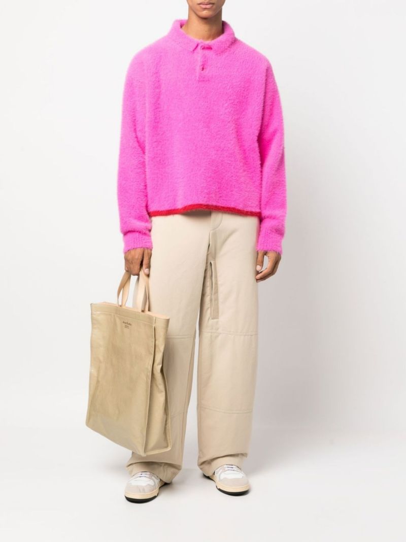 Neutral Wide-leg Trousers