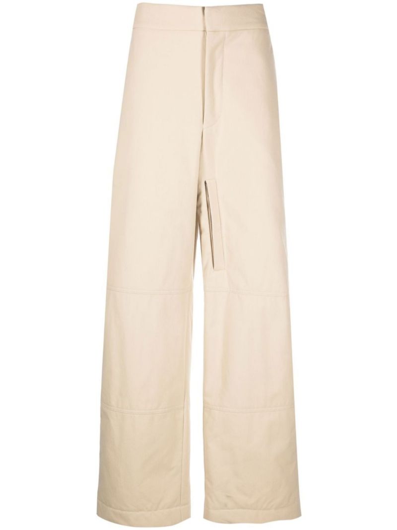 Neutral Wide-leg Trousers